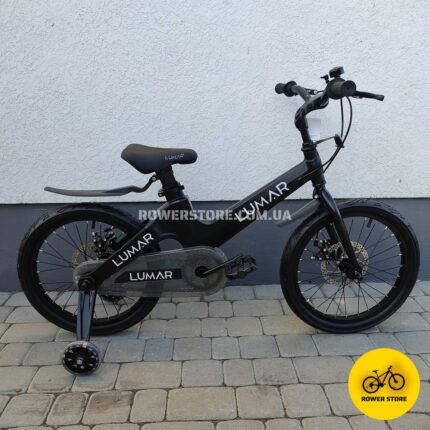 Велосипед дитячий Lumar 18 black чорний