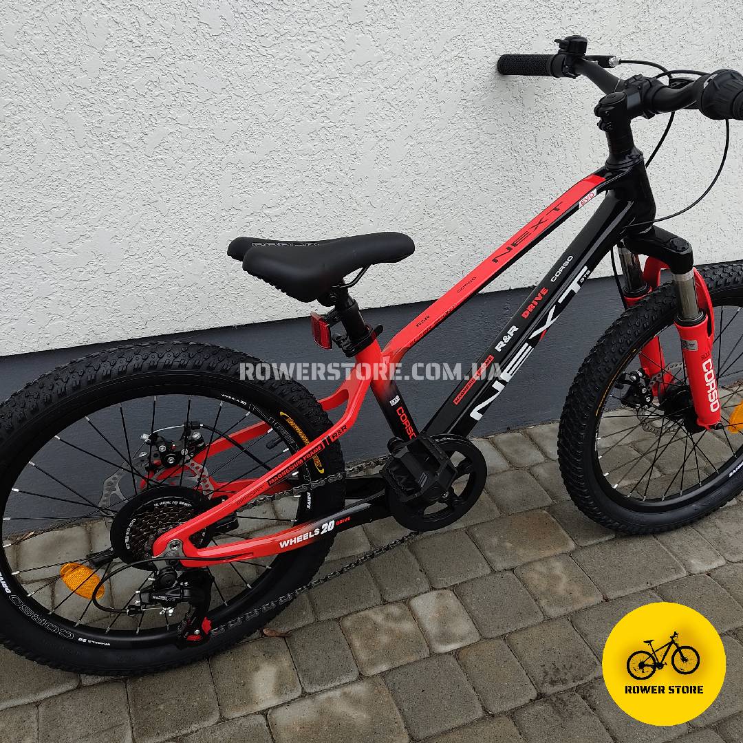 Велосипед Corso 20 Next 11.5D Black-Red - Зображення 2