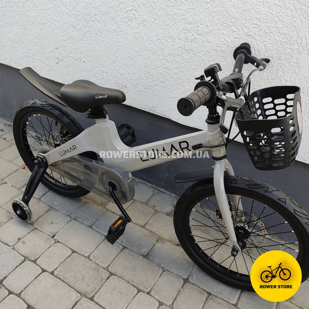 Велосипед дитячий Lumar 18 gray - Зображення 3
