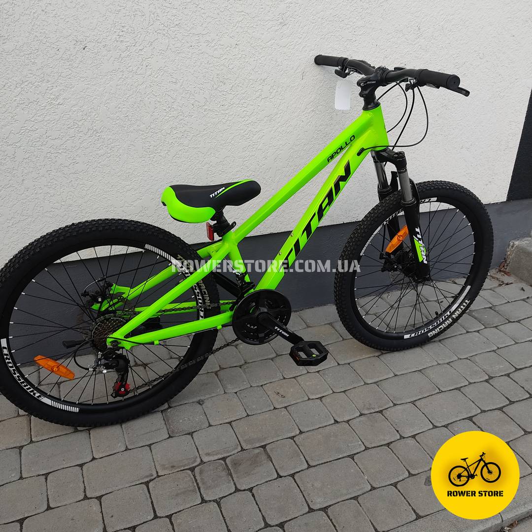 Велосипед Titan 24 Apollo 11D Green-Black - Зображення 2