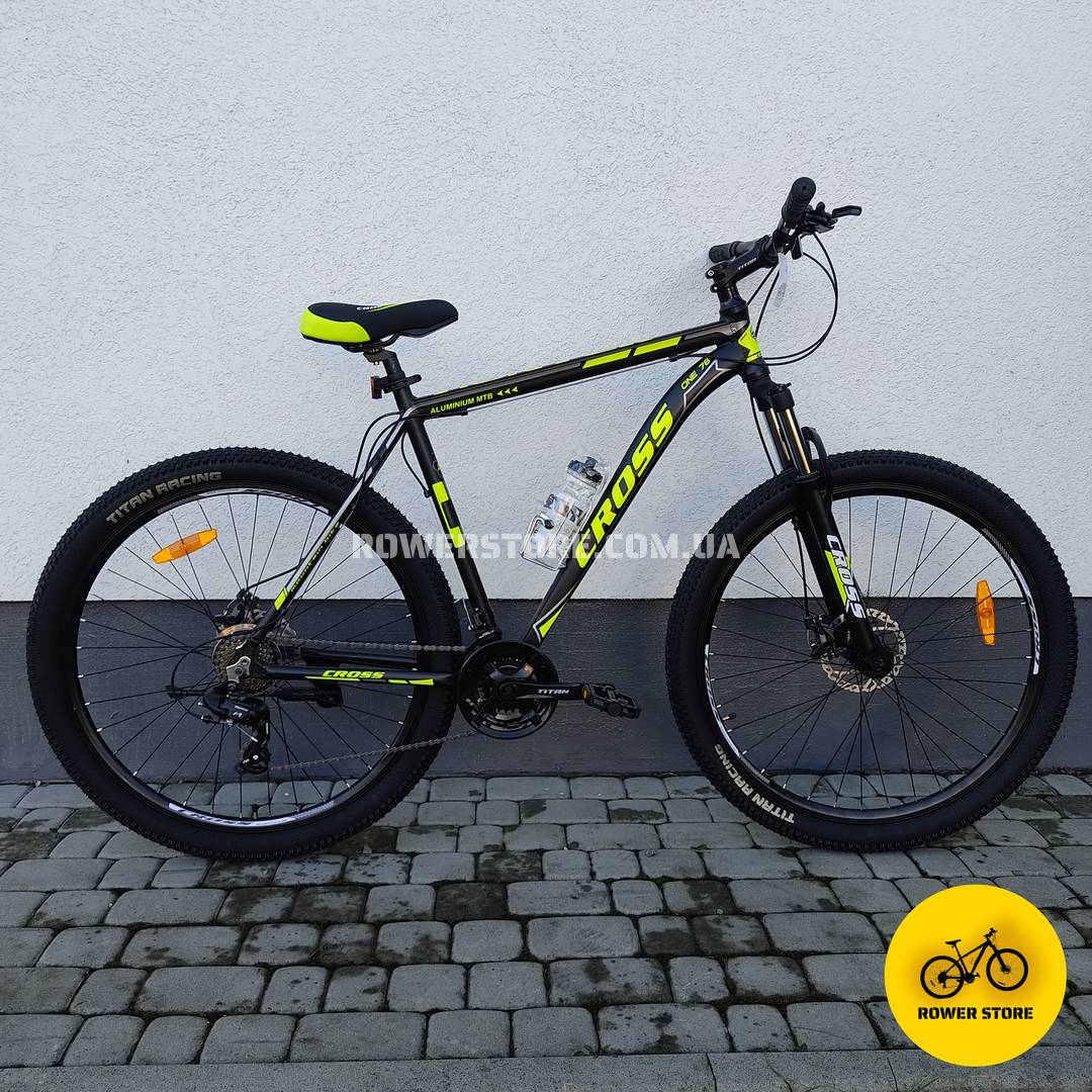 Велосипед Cross 29 Hunter 22D Black-Yellow
