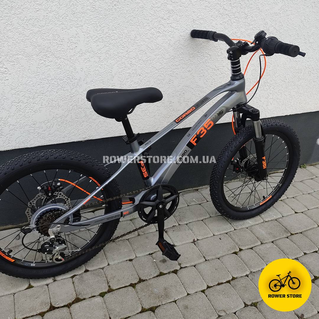Велосипед Corso 20 F35 11D Gray-Orange - Зображення 2