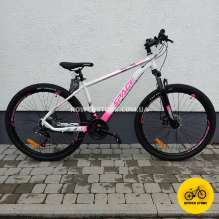 Велосипед Space 27.5 Mercury 17D White-Pink