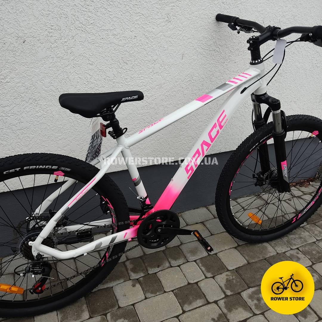 Велосипед Space 27.5 Mercury 17D White-Pink - Зображення 2