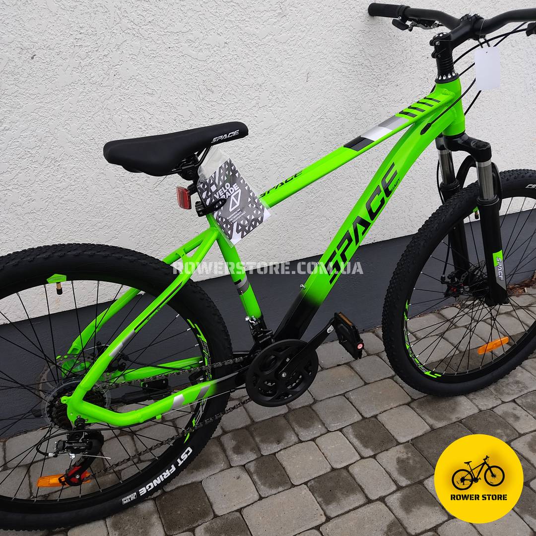 Велосипед Space 27.5 Mercury 17D Green-Black - Зображення 2