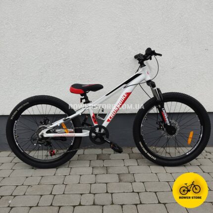 Велосипед Crossbike 24 Dragster Susp 11D White-Red