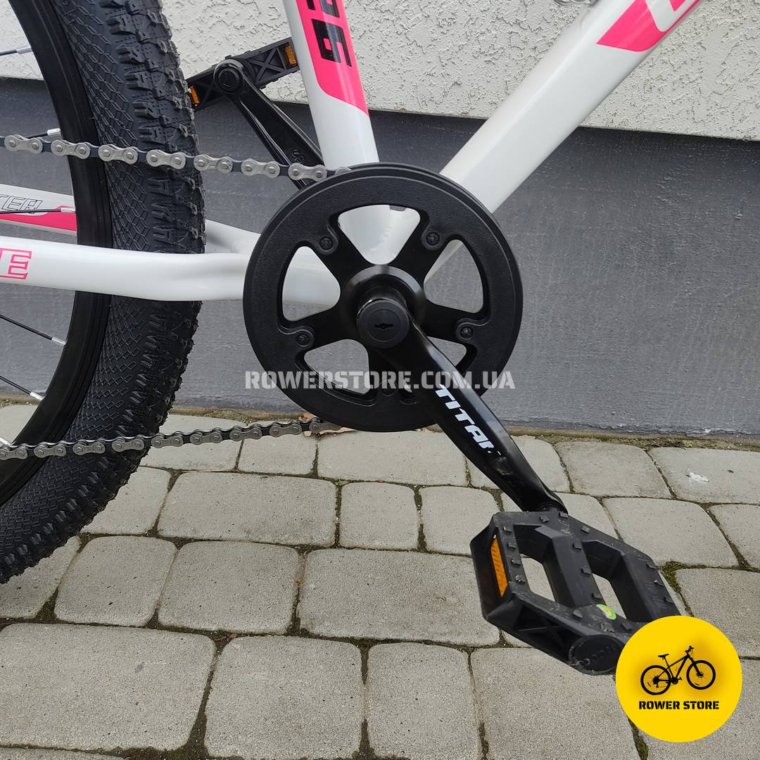 Велосипед Crossbike 26 Dragster Susp 13D White-Pink - Зображення 6