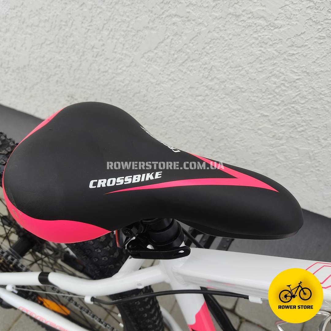 Велосипед Crossbike 26 Dragster Susp 13D White-Pink - Зображення 7