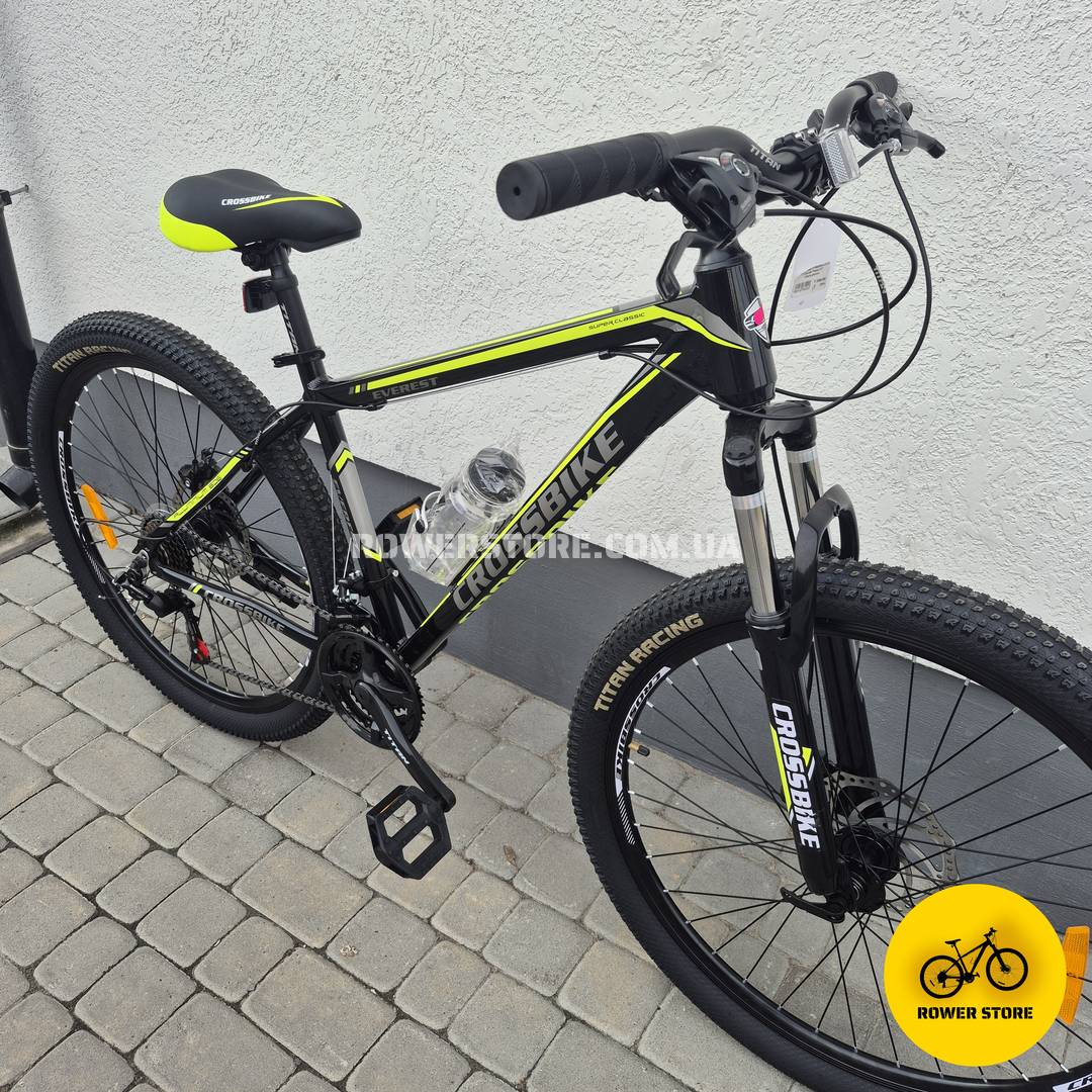 Велосипед Crossbike 27.5 Everest 17D Black-Yellow - Зображення 3
