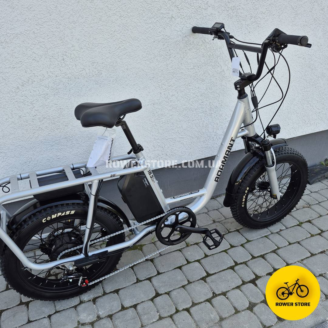 Електровелосипед 20" AL Dorozhnik eADAMANT 48B 17.5А*г 750Вт срiблястий - Зображення 2