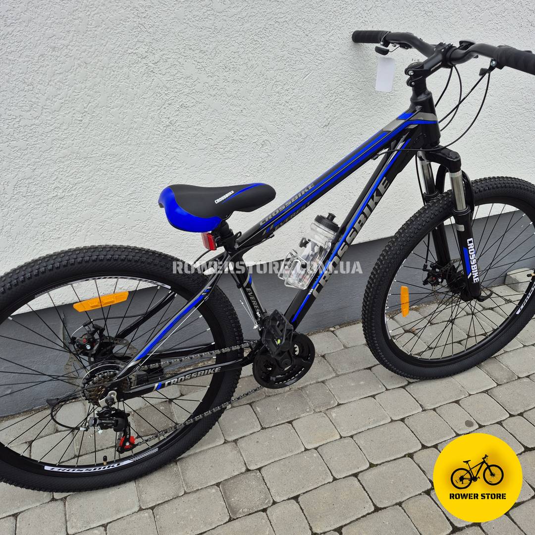 Велосипед Crossbike 27.5 Everest 15D Black-Blue - Зображення 2
