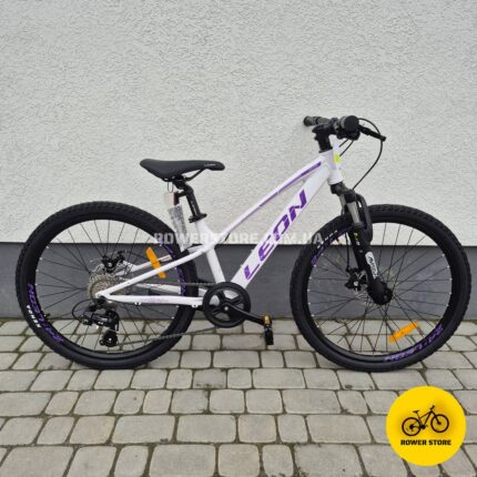 Велосипед Leon 24 Junior 12D White-Lilac