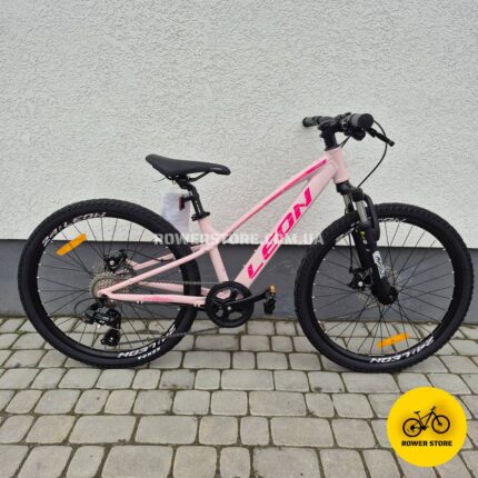 Велосипед Leon 24 Junior 12D Pink-Raspberry
