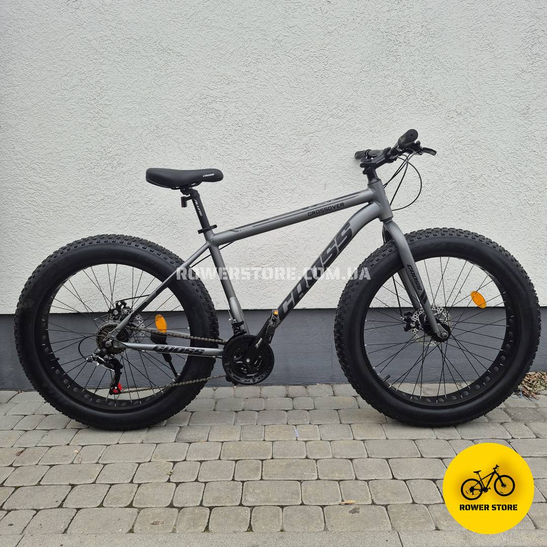 Велосипед Fatbike Cross 26 Crossover Rigit 19D Dark-Gray