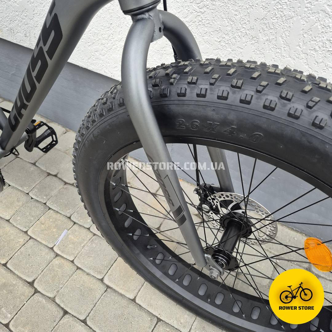 Велосипед Cross 26 Crossover Rigit 19D Dark-Gray - Зображення 4
