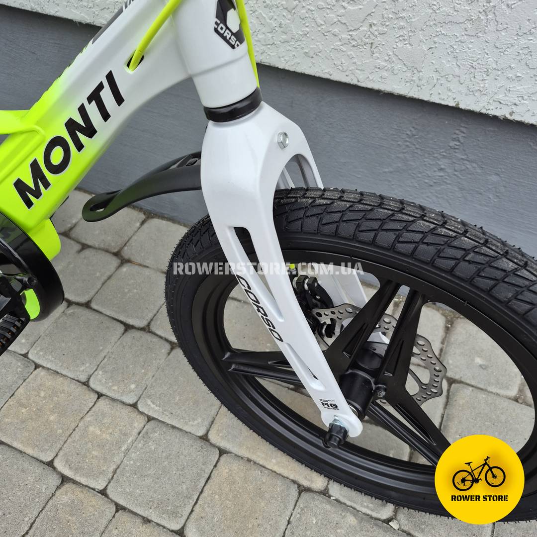 Велосипед дитячий Corso Monti 18 White-Green - Зображення 4