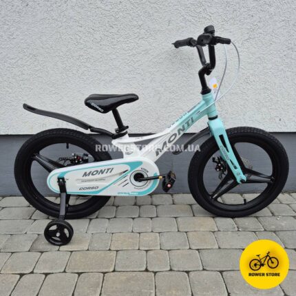 Велосипед дитячий Corso Monti 18 White-Turquoise