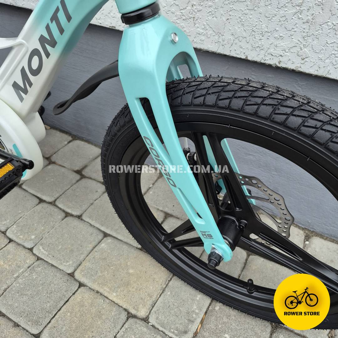 Велосипед дитячий Corso Monti 18 White-Turquoise - Зображення 4