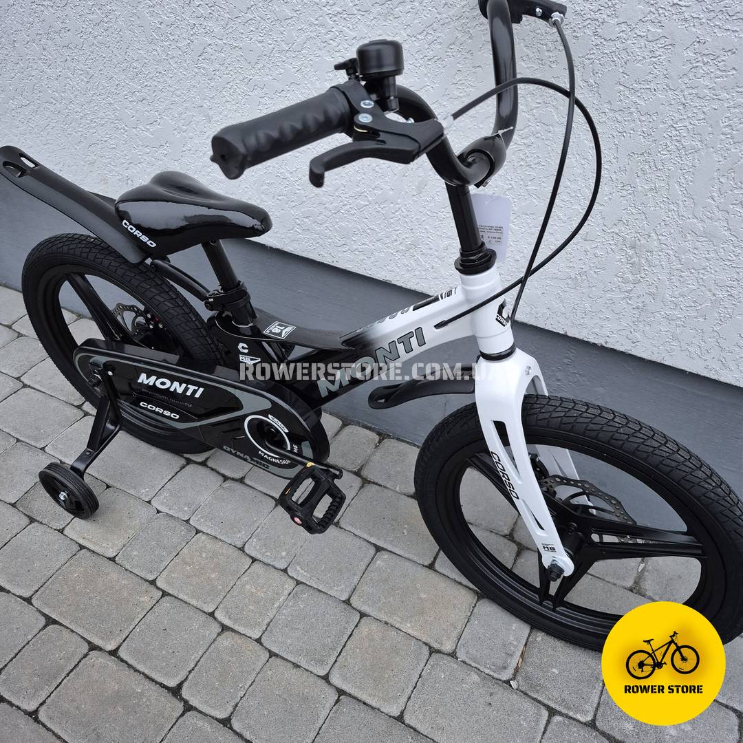 Велосипед дитячий Corso Monti 18 White-Black - Зображення 3