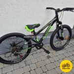 Велосипед Crossbike 24 Dragster Susp 11D Black-Green - Зображення 2