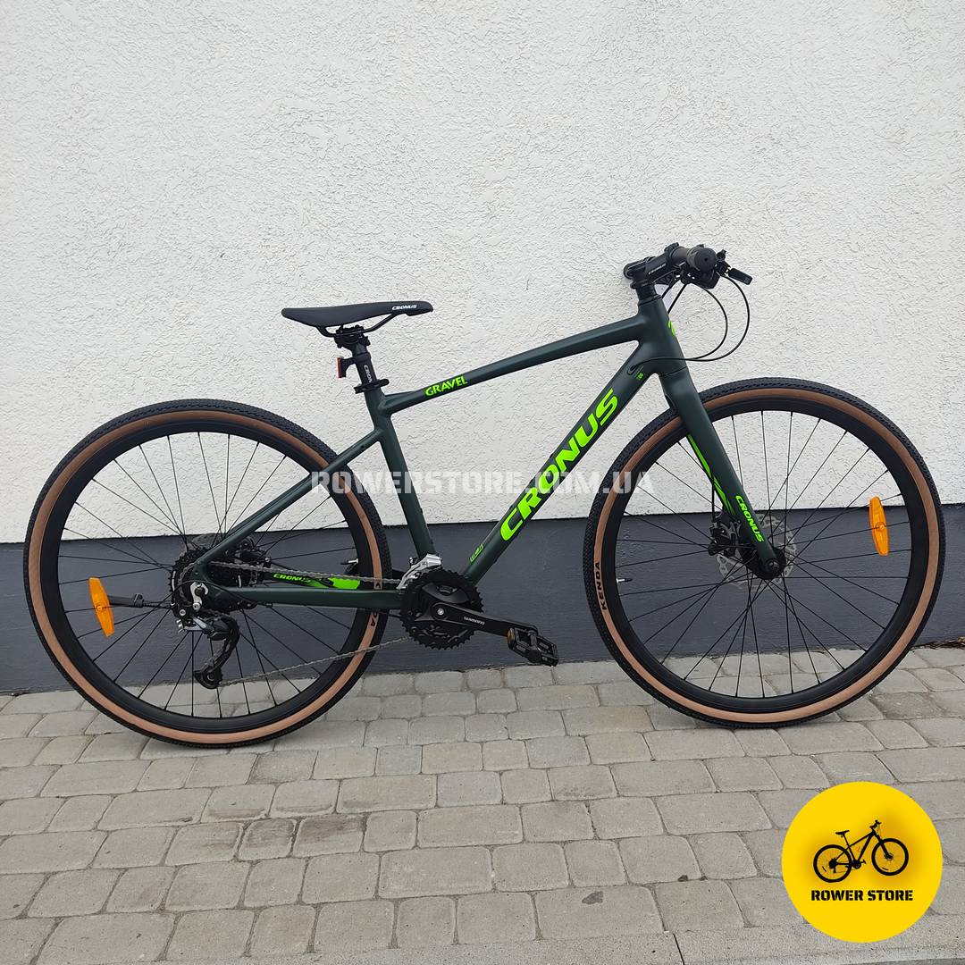 Велосипед Cronus 28 Gravel 17.5D Black-Green