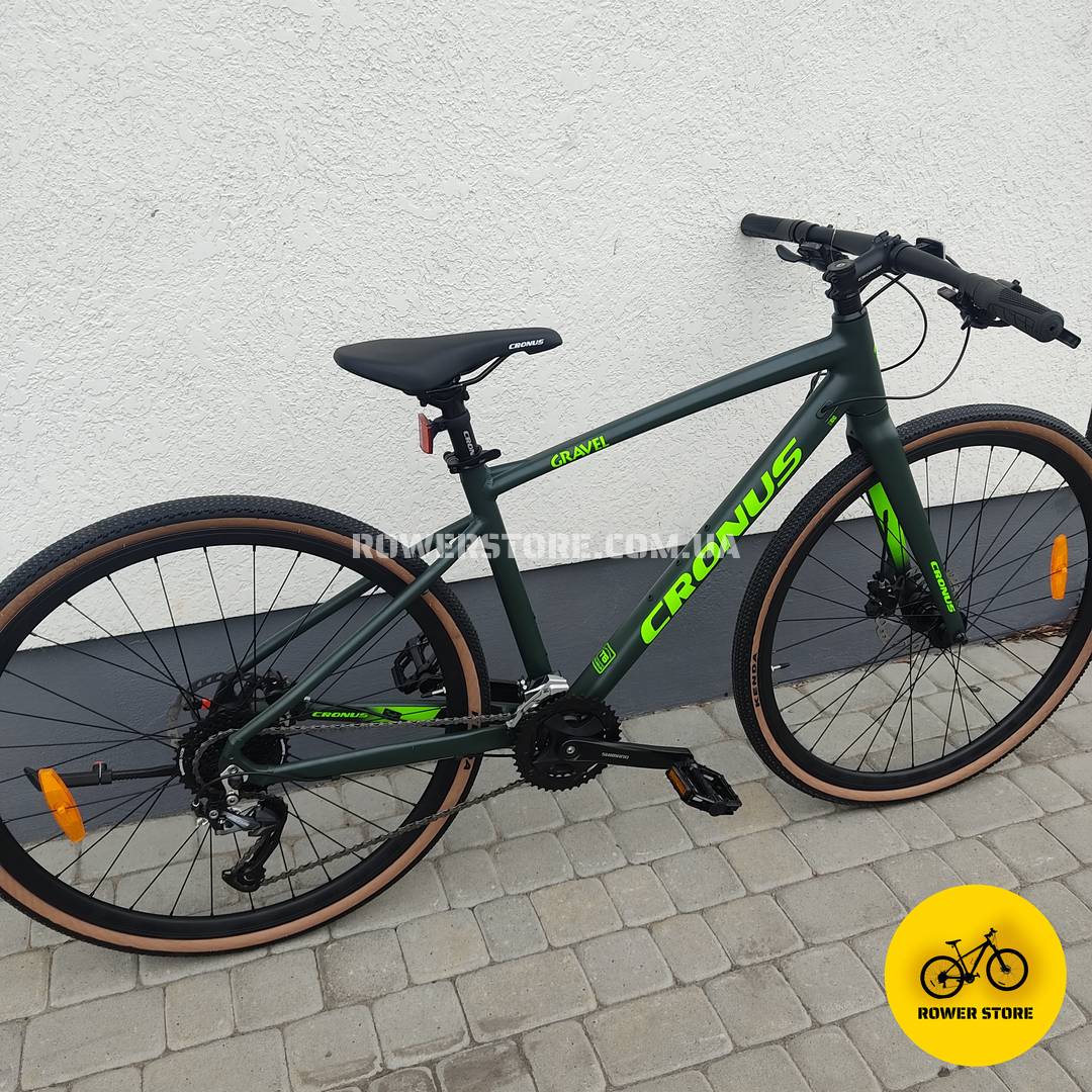 Велосипед Cronus 28 Gravel 17.5D Black-Green - Зображення 2