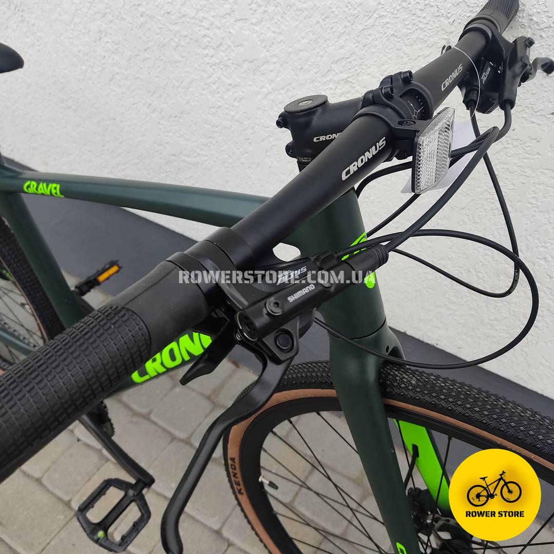 Велосипед Cronus 28 Gravel 17.5D Black-Green - Зображення 3