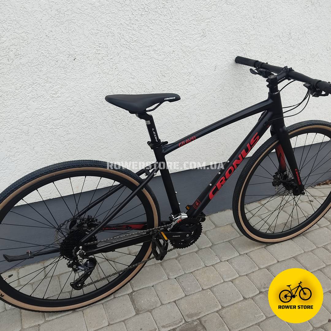 Велосипед Cronus 28 Gravel 17.5D Black-Red - Зображення 2