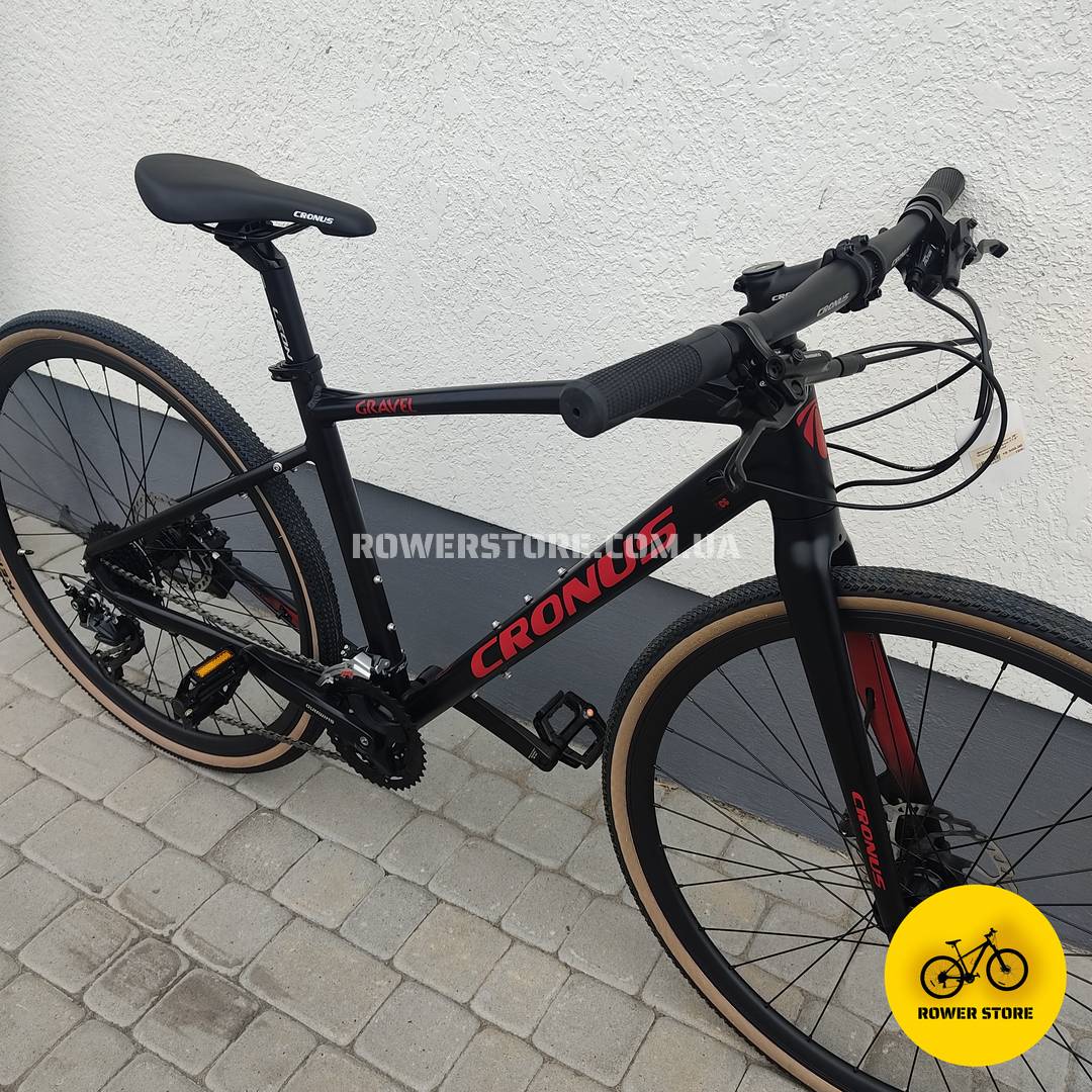 Велосипед Cronus 28 Gravel 17.5D Black-Red - Зображення 3