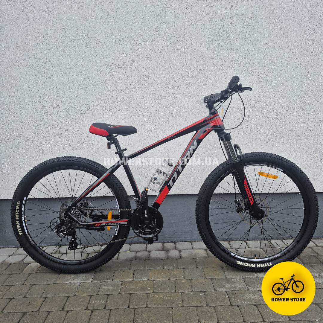 Велосипед Titan 27.5 Fox 17D Black-Red