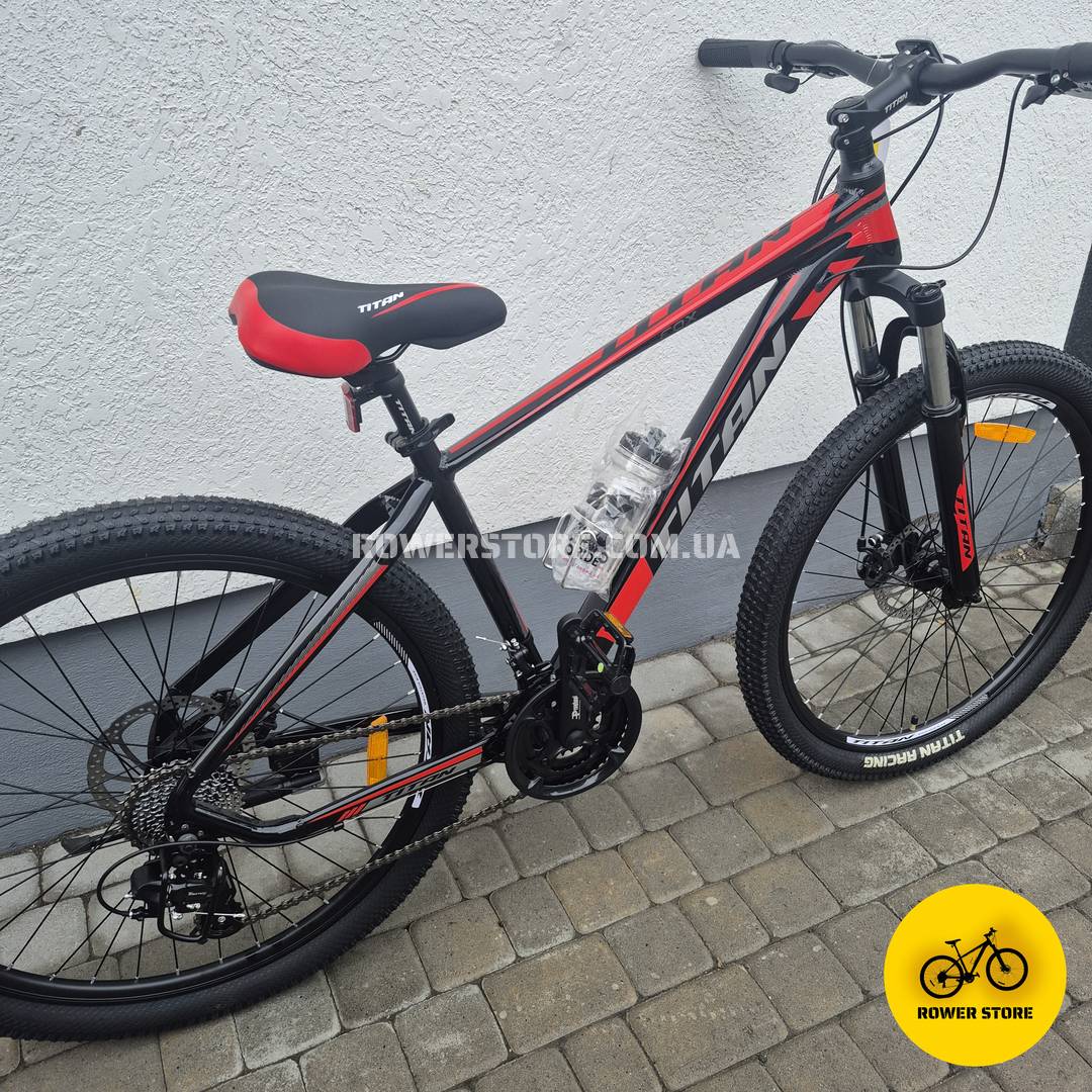 Велосипед Titan 27.5 Fox 17D Black-Red - Зображення 2