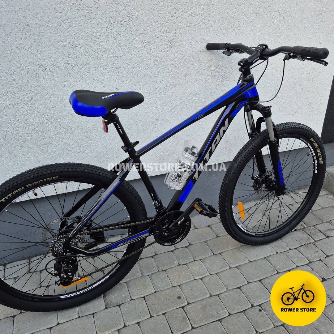 Велосипед Titan 27.5 Fox 17D Black-Blue - Зображення 2