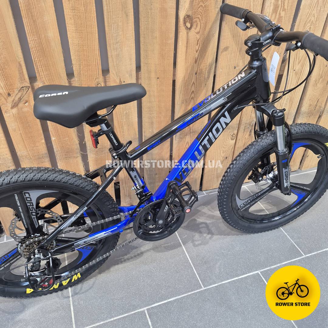 Велосипед Corso 20 Evolution 11D Black-Blue - Зображення 2