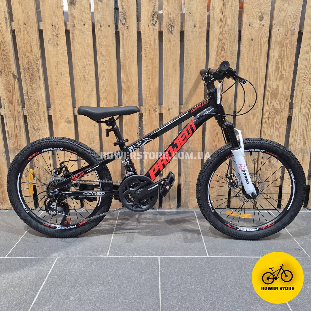 Велосипед Corso 20 Project 10D Black-Red