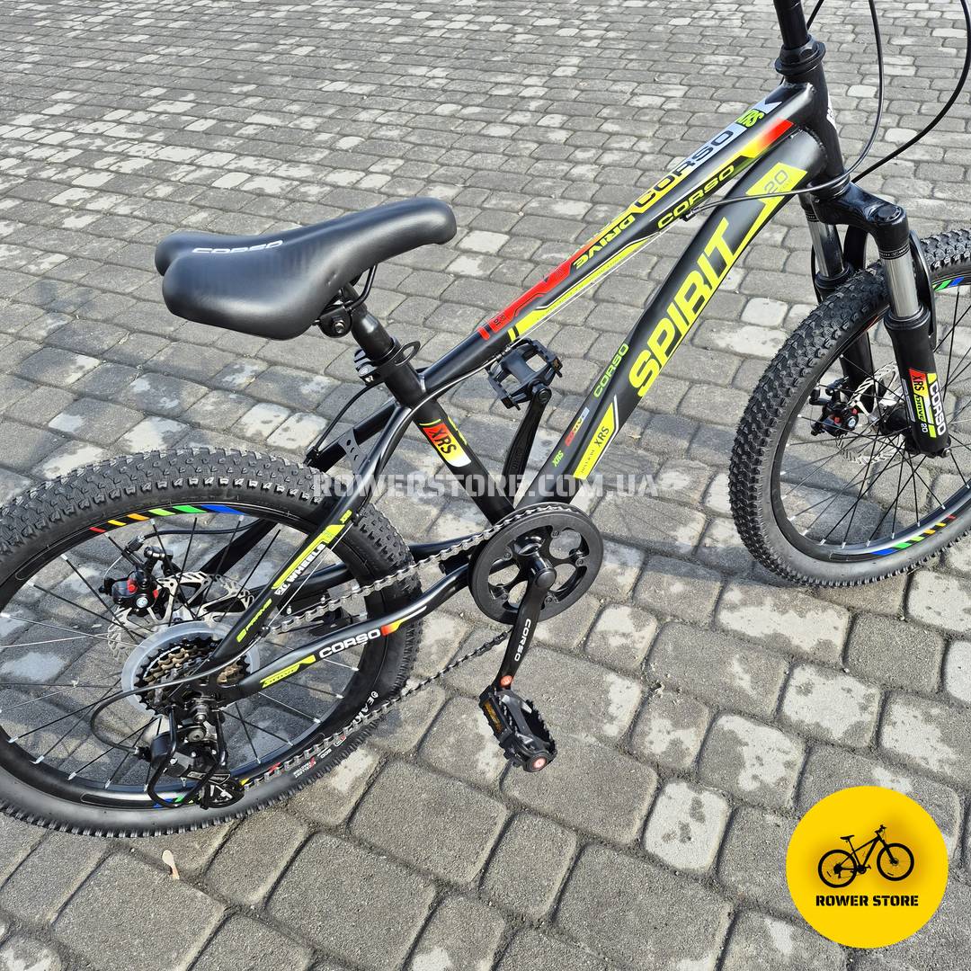 Велосипед Corso 20 Spirit 12D Black-Yellow - Зображення 2