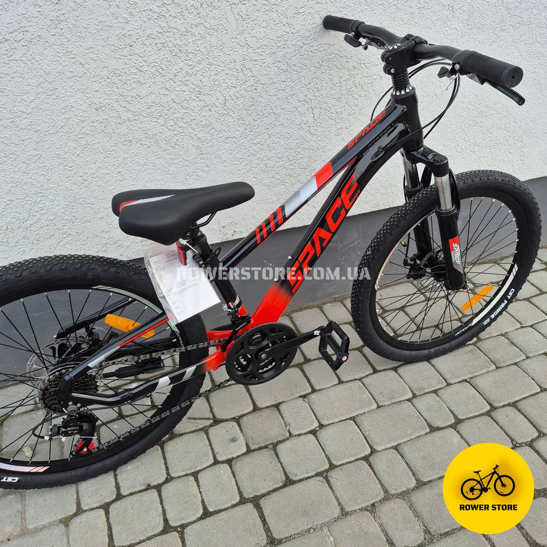 Велосипед Space 24 Mercury 11D Black-Red - Зображення 2