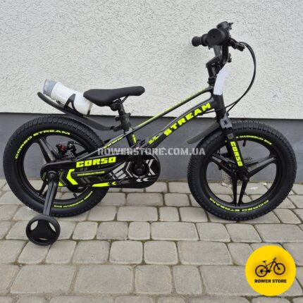 Велосипед дитячий Corso Stream 16 Black-Yellow